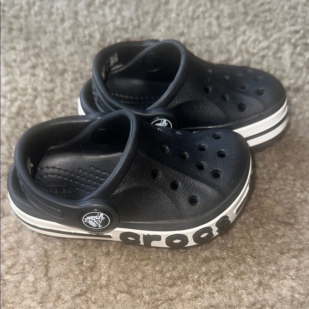 CROCS Black Kids Sandals